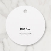 roze cupcake gefeliciteerd met verjaardag calligra bedankjes labels (Achterkant)