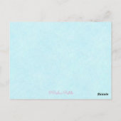 Roze cupcake~Good Cadeauscript Briefkaart (Achterkant)