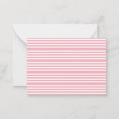 Roze Cupcake Hart Je Bent Zo Schattig Valentijnsda Notitiekaartje (Achterkant)