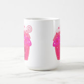 Roze Cupcake Huis Koffiemok (Center)