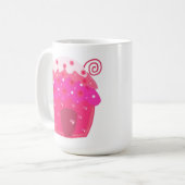 Roze Cupcake Huis Koffiemok (Voorkant links)
