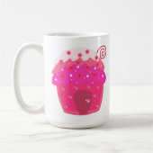 Roze Cupcake Huis Koffiemok (Links)