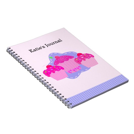 Roze Cupcake Journal Notitieboek (Rechterzijde)