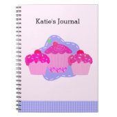Roze Cupcake Journal Notitieboek (Voorkant)
