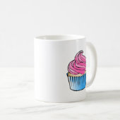 Roze Cupcake Koffiemok (Voorkant rechts)