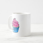 Roze Cupcake Koffiemok (Voorkant links)