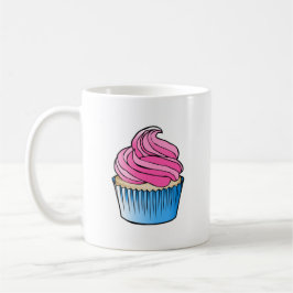Roze Cupcake Koffiemok