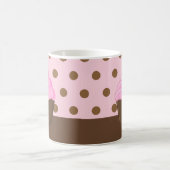 Roze cupcake met Mok Polka Dots (Center)