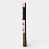Roze Cupcake met Roze Stippen Case-Mate iPhone Case (Achterkant/links)