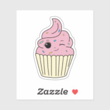 Roze Cupcake met Strooisel