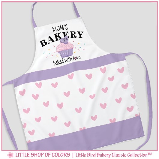 Roze Cupcake Moeder's Bakkerij Schort