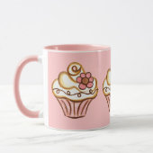 Roze Cupcake Mok (Links)