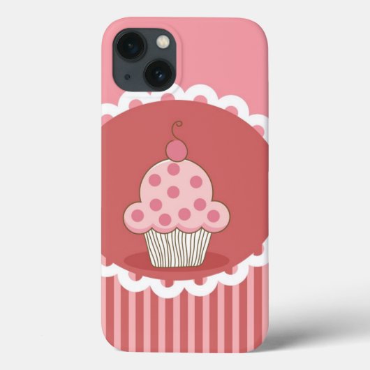 Roze cupcake-ontwerp Case-Mate iPhone case (Achterkant)