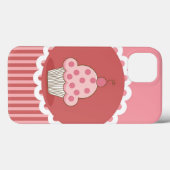 Roze cupcake-ontwerp Case-Mate iPhone case (Achterkant (horizontaal))