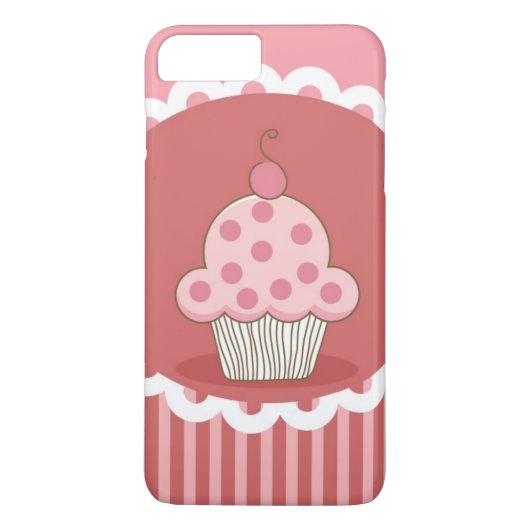 Roze cupcake-ontwerp Case-Mate iPhone case (Achterkant)