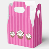 Roze Cupcake Party Favor Gift Box Bedankdoosjes (Open)