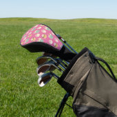 Roze Cupcake patroon Golfheadcover (Insitu)