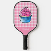 Roze Cupcake Pickleball Paddle (Achterkant)