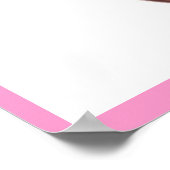 Roze cupcake-Poster — Muurontwerp keuken Poster (Hoek)