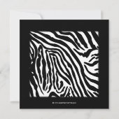 Roze Cupcake Roze Zebra Baby shower Kaart (Achterkant)