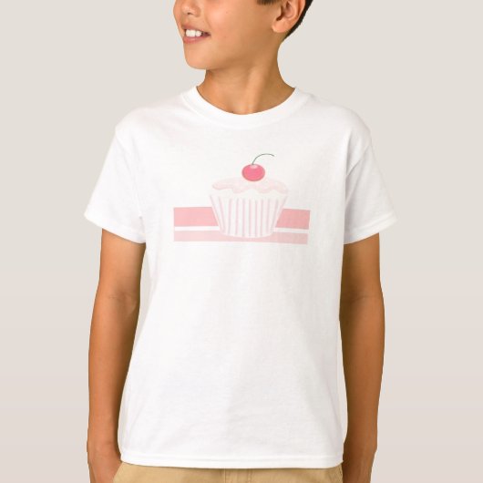 Roze Cupcake T-shirt (Voorkant)