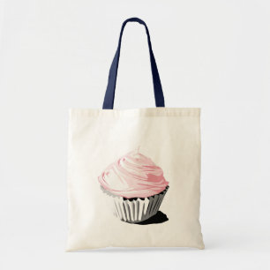 Roze cupcake tas