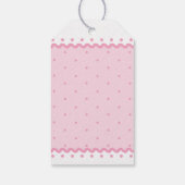 Roze cupcake Valentijnsdag Cadeaulabel (Achterkant)