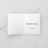 Roze cupcake Zoetste Valentijn Feestdagen Kaart (Binnen)