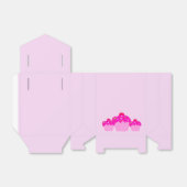 Roze Cupcakes Bedankdoosjes (Uitgevouwen)