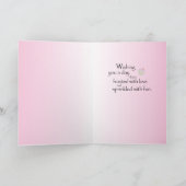 Roze cupcakes Birthday Kaart (Binnen)