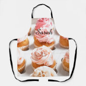 Roze, Cupcakes Kitchen Schort  (Voorkant)