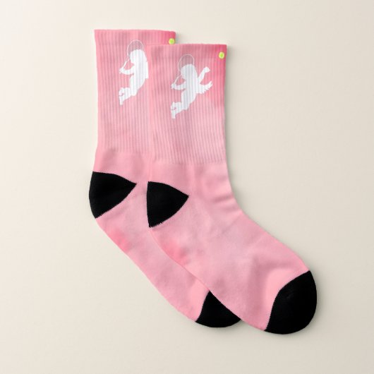 Roze Cupid Tennis Player Sokken (Paar)