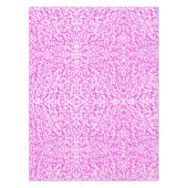 Roze curven tafelkleed (Voorkant)