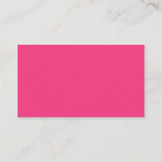 Roze Custom Logo Minimal Modern Vertical Visitekaartje (Achterkant)