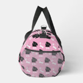 Roze Custom Love Paw Print Hondenliefhebber Pet Fo Plunjezak (Rechts)