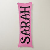ROZE CUSTOM NAME BODY PILLOW LICHAAMSKUSSEN (Voorkant Verticaal)