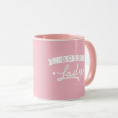 Roze Cute Boss Lady, speciaal cadeau Mok (Voorkant rechts)