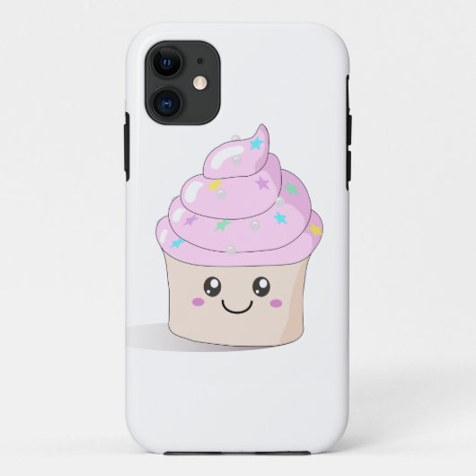 Roze Cute Cupcake Case-Mate iPhone Case (Achterkant)