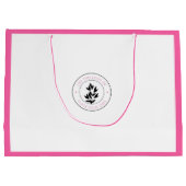 Roze Cute Custom Boutique Groot Cadeauzakje (Achterkant)