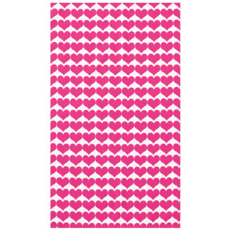 Roze Cute Hearts Pattern Tablecloth Tafelkleed