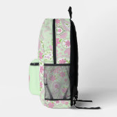 Roze Cute Paisley Monogram Persoonlijk Bedrukte Rugzak (Rechts)
