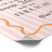 Roze Cutie Hoofd Squeeze Favoriete Herinneringen B Poster (Hoek)