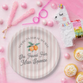 Roze Cutie Main Squeeze Citrus Bruidsmeisje Feestj Papieren Bordje (Feest)