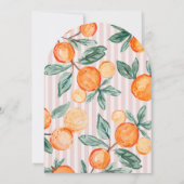 Roze Cutie Main Squeeze Citrus Vrijgezellenfeest Kaart (Achterkant)