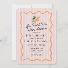 Roze Cutie Pastel Main Squeeze Theme Vrijgezellenf Kaart