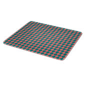 Roze cyaan checker diamantpatroon snijplank (Hoek)