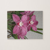 Roze cyberorchideeën Puzzle Legpuzzel (Horizontaal)