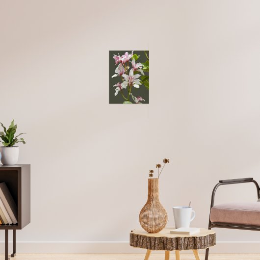 Roze Cymbidium Insigne Orchideeën Bloemstuk Poster (Woonkamer 3)
