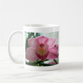 roze cymbidium koffiemok (Links)