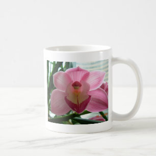 roze cymbidium koffiemok
